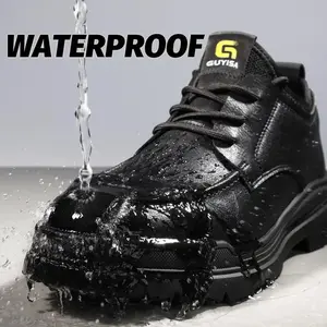 GUSAYEX Anti-Slip Work Shoes for Men & Women - Waterproof Oil-Resistant Lightweight Durable Microfiber Upper Comfortable Insoles Ideal for Kitchens Restaurants Hospitals Food Services