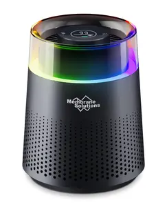 MSB5 Air Purifiers for Bedroom,H13 True HEPA Filter,20dB Quiet Air Cleaner with Sleep Mode Colorful Night Light,for Allergies,Pet Dander,Odor,Dust,Office,Desktop,Portable