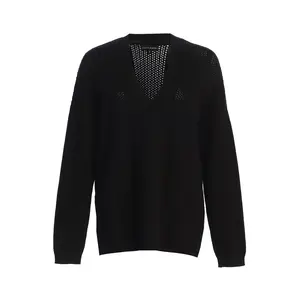 Black Estela Sweater Knit Top
