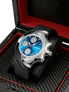 Y2K high-end men's watch with non-traditional case, Irregular Shaped watch, suitable for high-quality alloy quartz watches for men