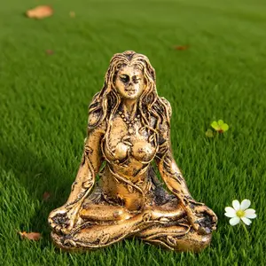Goddess Gaia Statue, Greek Mythology Mother Earth Collectible Figurine, Ornaments, Modern Home Decor for Living Room Bedroom Desk Office TV Stand Bookshelf Wedding Gift