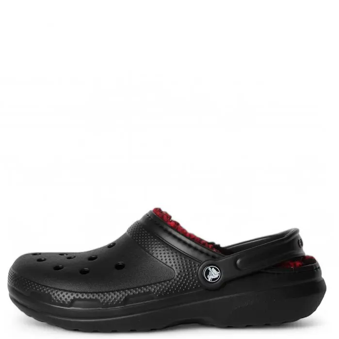 Crocs Classic Lined Buffalo Check Clog (Men's), Slide, Footwear
