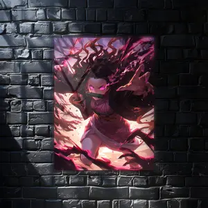 Nezuko Demon Slayer Anime Wall Art Poster, Modern Wall Art, Anime Gifts, Wall Decor