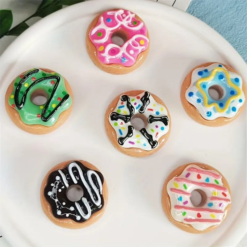 10/20 Piece Mini Donuts Set of Refrigerator Magnets - Cute and Colorful Kitchen, Office and Whiteboard Decorative Magnets - Perfect Home Decor, Gifts and Holiday Celebrations Fridge Magnets, Cute Magnets For Fridge Refrigerator Decorating Magnet