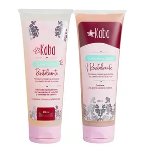 Revitalizing Shampoo & Treatment Set - Fortifies Repairs and Revitalizes Hair - 230ml Each - Uva Quina y Cebolla Roja Ingredients Hydrating Conditioner Haircare