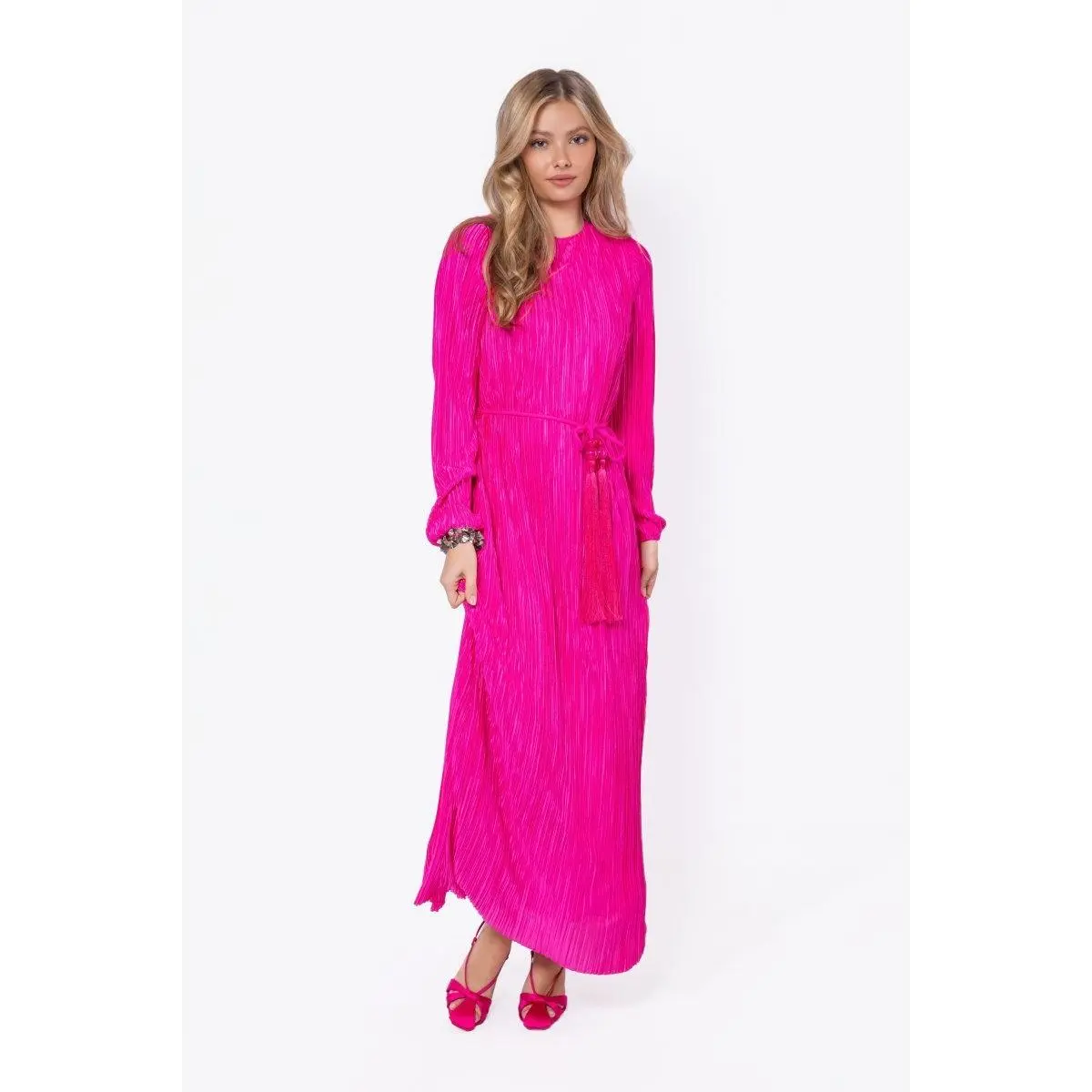 Camellia Dress (Hot Pink)