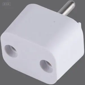 Universal Grounding Plug Adapter for Type B Outlets - Multi-Port Safety Socket with Earth Connection - Grounding Splitter for Mats, Sheets & Wristbands - Reusable & Easy to Install