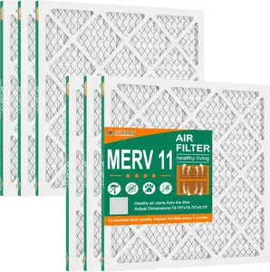 20 * 20 * 1 Air Filter,MERV 11,Furnace Air Filter for HVAC,Dust Defense-6packs by MIFLUS