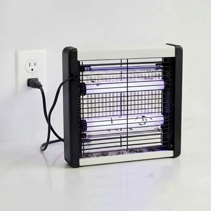 Compact Indoor Bug Zapper, Portable Electric Mosquito Killer & Fly Trap for Home,Kitchen and Garage, 2-in-1 Tabletop or Hanging UV Light Insect Catcher for Gnats & Moths, Chemical-Free (Chain Included), Mosquito Trap Lamp