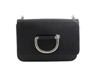 Pre-owned BURBERRY Leather Crossbody Bags D Ring Crossbody Bag (Black) BUR.B.1039