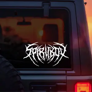 Spiritbox  Heavy Metal Font Band Name Vinyl Car Decal – Heavy Metal Logo Sticker for Car Window Laptop Tumbler – Alternative Metal Music Decal for Spiritbox Fans, Metalheads & Concert Lovers