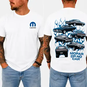 Mopar Muscle Car Collection T-Shirt, Classic Dodge Plymouth Chrysler Graphics