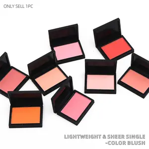 Beginner's matte blusher, with a smooth and natural makeup effect, this lightweight powder blusher has long-lasting wear, enhances complexion, making it perfect for daily use and special occasions, Lightweight natural look
