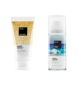 IGK MISTRESS + BEACH CLUB TRAVEL SIZE BUNDLE | Mistress Travel Size + Beach Club Travel Size | Smooth + Shine + Nourishment | 110ml | 3.7 oz