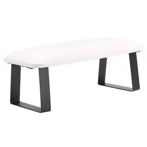 VOCOSTE Arm Rest for Nails Tech, Non-Slip Nail Arm Rest, Manicure Hand Rest with Detachable Brackets, Hand Rest for Nails Tech, Nail Hand Rest, White