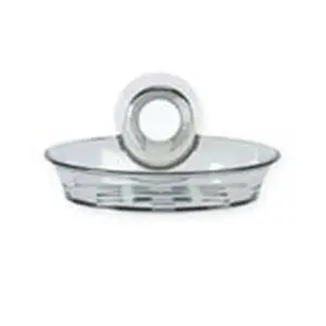 Better Living Products 13870 IMPRESS Suction Soap Dish Smoke Grey