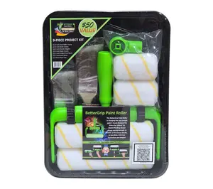 BetterGrip 9-Piece Paint Roller and Brush Kit