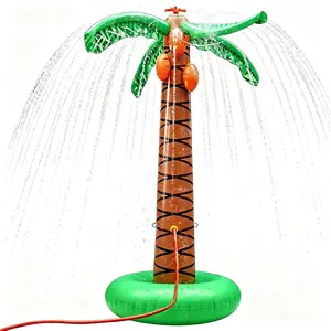 Inflatable Palm Tree Sprinkler for Kids Toddlers, Outdoor Water Play Toy for Summer Backyard Yard Pool and Playground Fun, Durable Water Sprinkler for Boys Girls