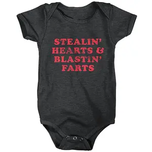 Newborn Onesies Stealin' Hearts And Blastin' Farts, Cute Baby Onesie, Baby Shower Gift, Grandparent Baby Announcement Onesie, Baby Clothes, Coming Home Cute Outfit, Funny Baby Onesie BodySuit or Toddler T-Shirt, Gift for kids, Gift for new moms