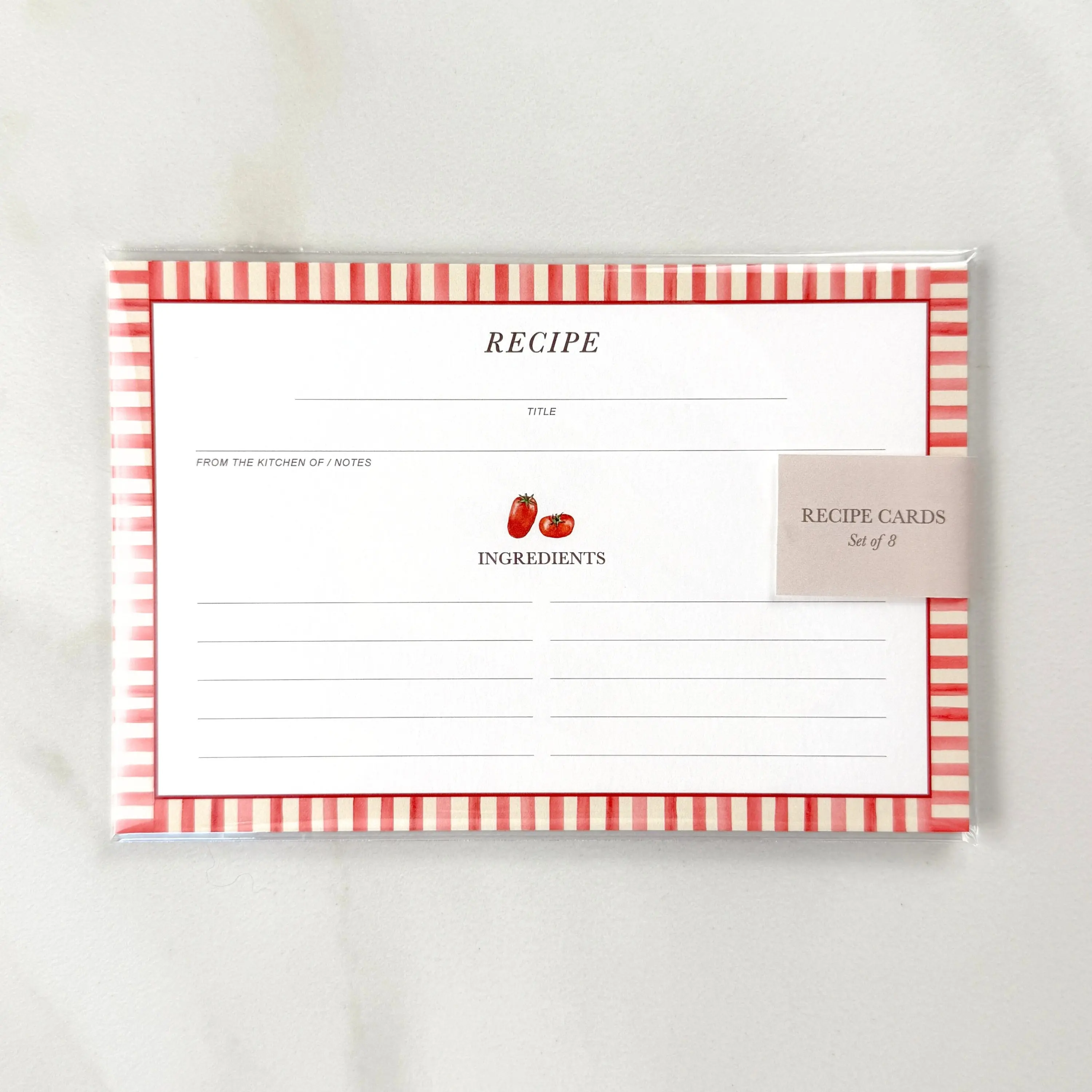 Tomato Recipe Cards