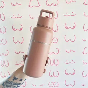 I'm So Fucking Thirsty 32 oz Water Bottle - Mauve