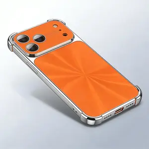 Quad-corner Drop-proof Shockproof CD-texture Case Cover for iPhone 17 pro max 16 15 14 13 pro max 17air 17pro 16pro 15pro phone case