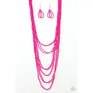 Totally Tonga - Pink Necklace Set
