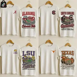 College Game Day T-Shirt, 2-Sided Vintage Campus Mascot Graphic Tee, University Football Fan Shirt, Stadium Tailgate Top