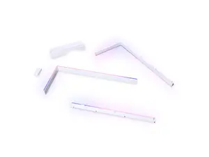 Phanteks NV5 Premium DRGB Kit, 3x D/A-RGB LED modules for NV5 outer frame, 1x D/A-RGB Motherboard cable cover, 1x D/A-RGB Power hub included, White PH-PLEDKT_NV5_DWT01