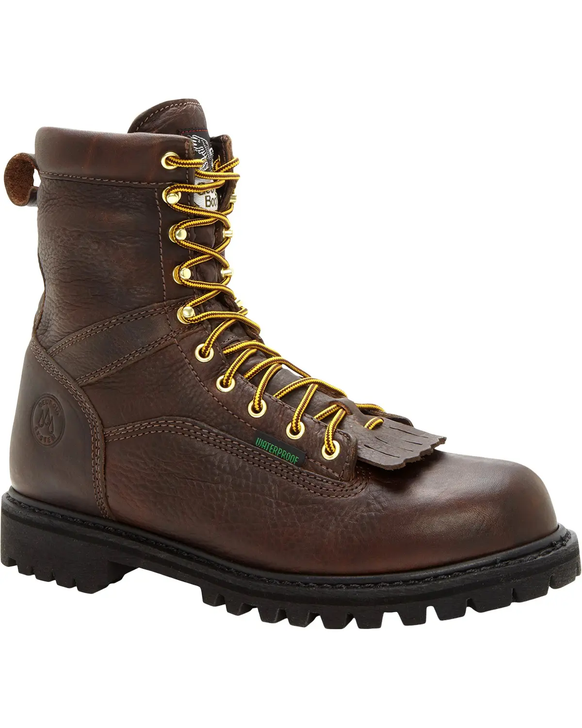 Georgia Boot Men's Men'S Waterproof Low Heel Logger Work Soft Toe - G8041