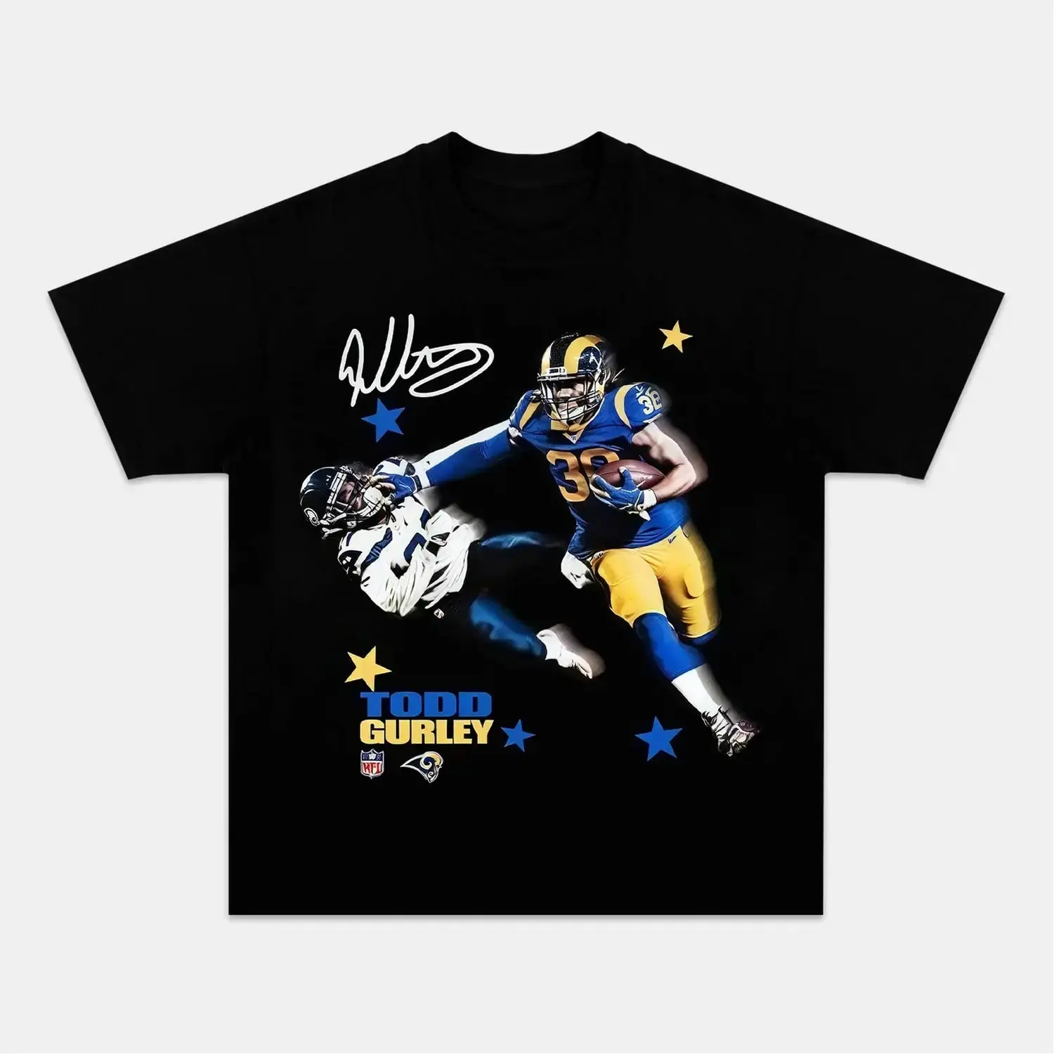 Youth & Adults Todd Gurley 9.5 V2 Graphic T-Shirt, Football Fan Tee, Unisex Short Sleeve Game Day Shirt