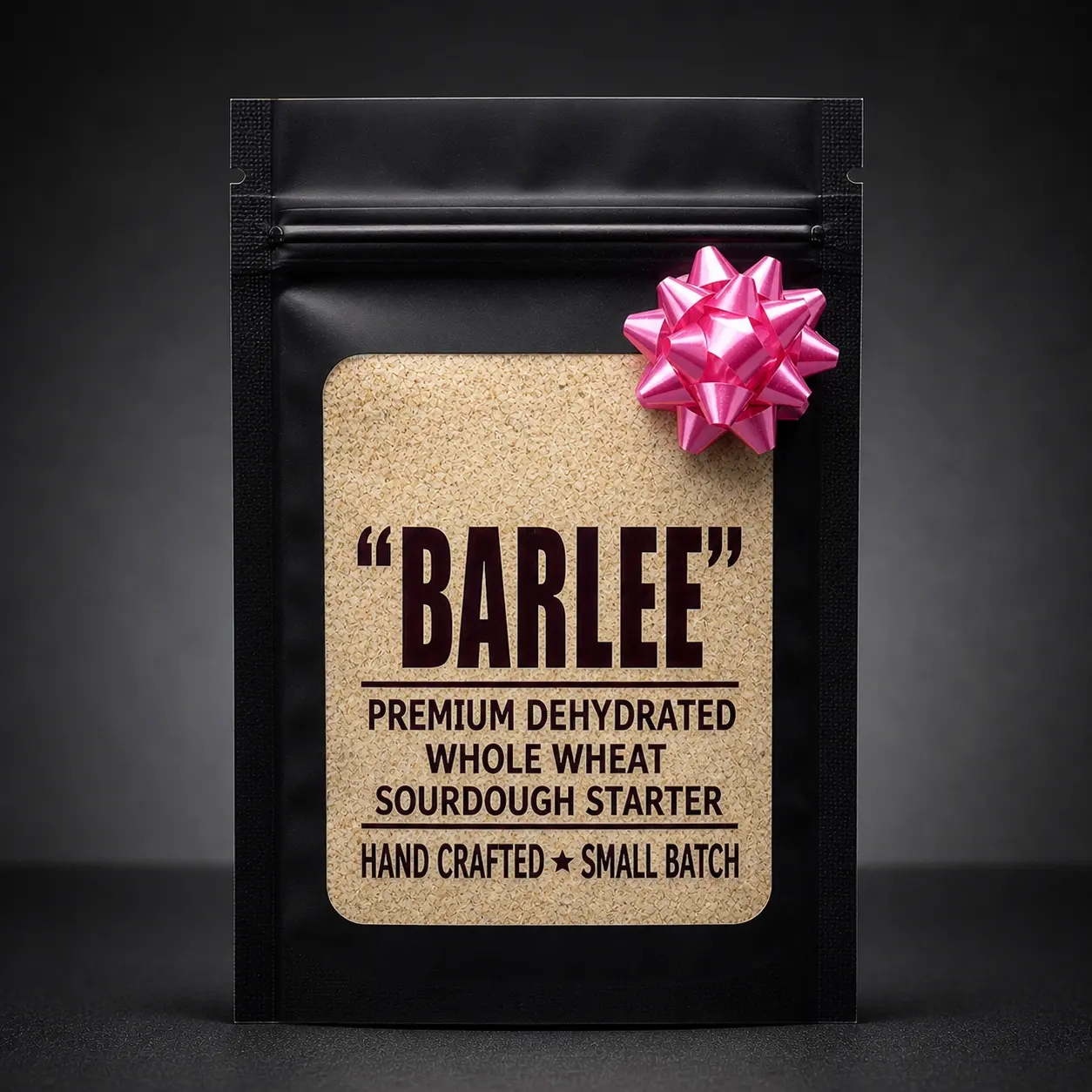 BARLEE - Whole Wheat Sourdough Starter Dried for Baking 20g Flour Nata Organic Nutrient Strong Active Dehydrated Bread Ingredient Whole Wheat