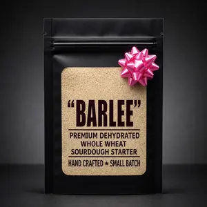 BARLEE Whole Wheat Sourdough Starter Dried for Baking 20g Flour Nata Organic Nutrient Strong Active Dehydrated Bread Ingredient Whole Wheat