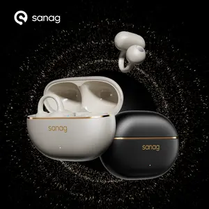 sanag Z50 Ultra Wireless Open-Ear Bluetooth Headphones Comfortable for Sports & Daily Use Earbuds For IPhone Android Samsung Clip-On Earphone HiFi Sound OWS Wireless Headset OWS Ear Clip Headphones Festival Gift audifonos bluetooth