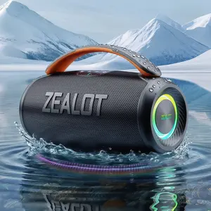 New P11 60w Wireless Bluetooth-compatible Speaker, Bass Boost, Bluetooth-compatible 5.3, 6000mah Long Battery Life, Portable, RGB Lights, Ipx6 Waterproof