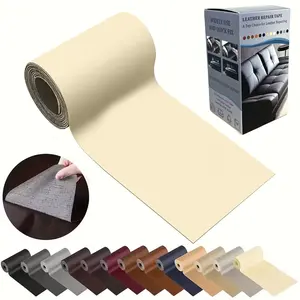 Self Adhesive Leather Repair Tape Kit, 4x63/20x54 inchLeather Repair Patch for Furniture, Leather Repair Patch for Car seat, Sofas, Couch, Boat Seat leather repair kit