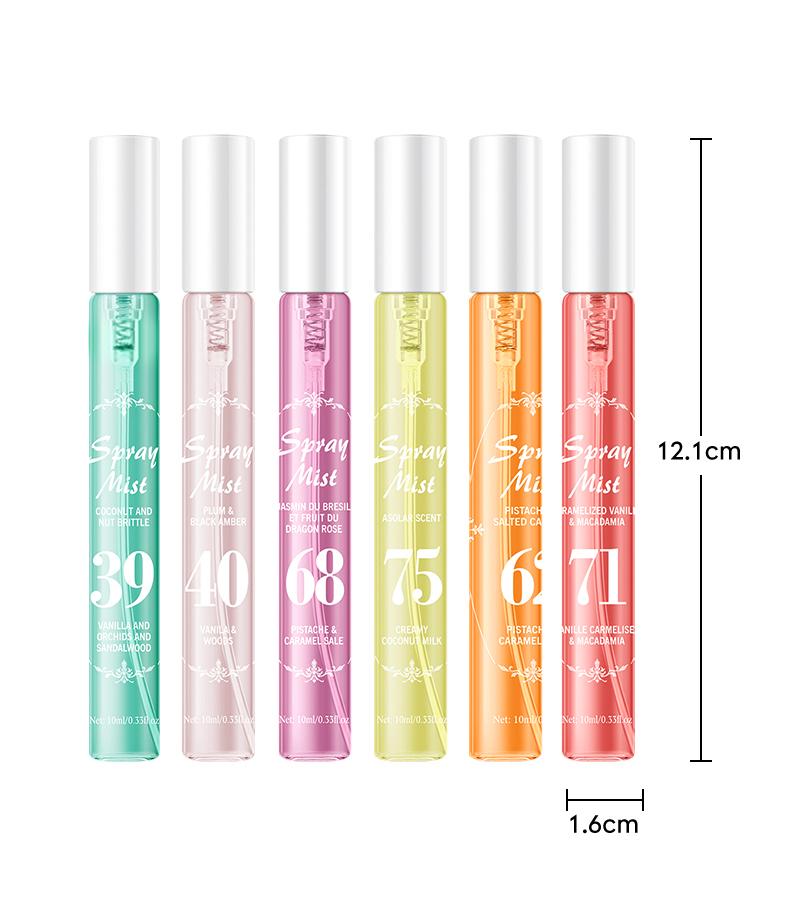 Limited Edition Summer Brazilian Perfume Spray Set, Elegant Perfume Mist, Floral & Fruity Scents, Fragrance Sprays, 10 Bottles, Natural Fresh Scent, Ideal for Travel, Home, Office Use, Multi-Vial Fragrance Sets, Set Fragrance Sets