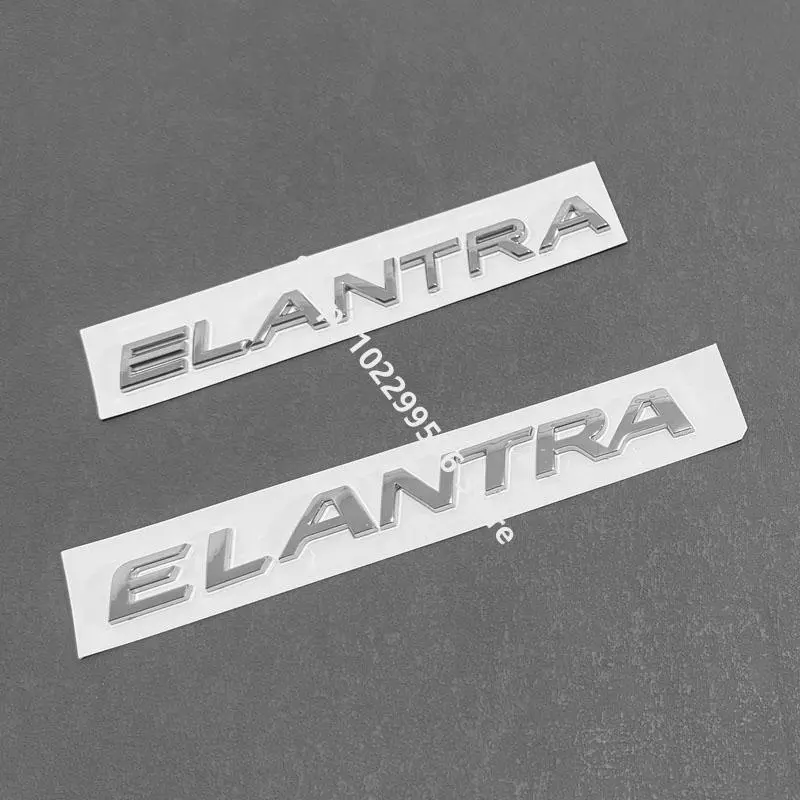 Suitable for Elantra rear car emblem Hyundai black ELANTRA trunk car emblem modification badge