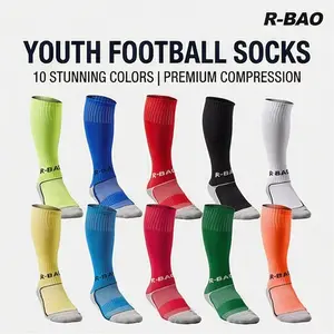 Kid's Non-slip Non-slip Absorbent Breathable Towel Bottom with Grip Sports Socks Suitable for soccer -jesus grip sock- Best Soccer  Edits birthday Gift football shoe