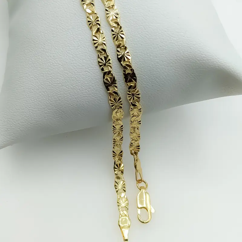Plated 4mm Star Chain