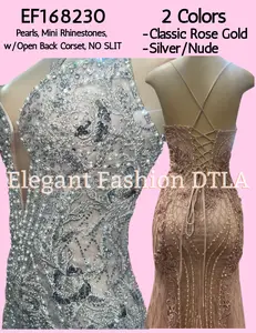 💎 2026 💎 EF168230 Rhinestones NO SLIT OPEN BACK