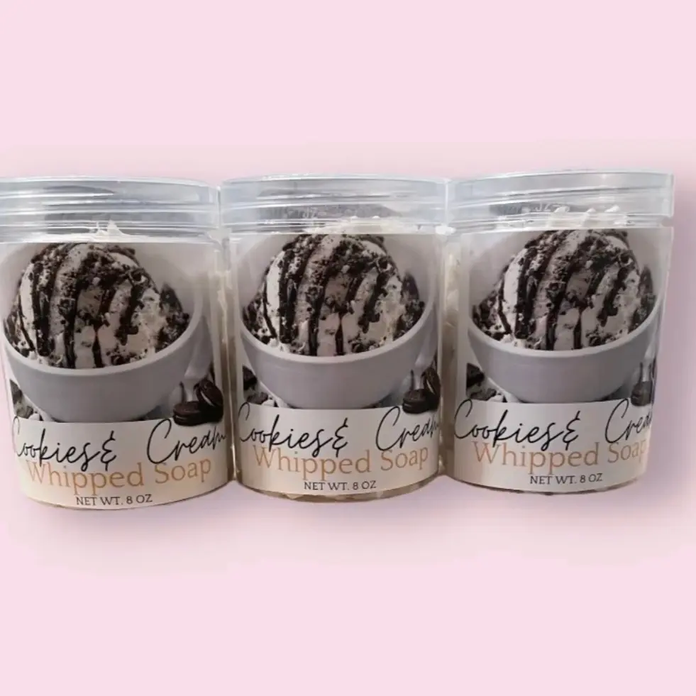 Cookies& Cream Whipped Soap