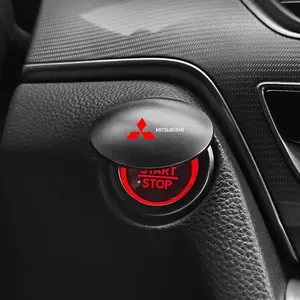 Hot-selling car accessories - vehicle start decorative cover, one-button start button cover, car engine start/stop button cover, automotive supplies, suitable for Mitsubishi 3000GT, Airtrek, ASX, Carisma, Challenger, Chariot, Colt, Delica, Diamante