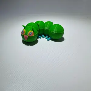 3D printed Caterpillar, Fidget Toy - Fun Stress Relief Toy - 3pack