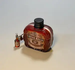 O'Case Funny Liquor AirPods Case Collection with Bottle or Ice Cube Charms, Gin, Whiskey, Beer, Sujo, Tequila, Cigarette Hilarious Personality AirPods Case Compatible with AirPods 4 3 2 1 pro1 and pro2