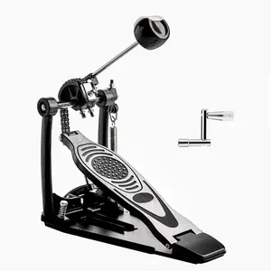 Vaisoeny Bass Drum Pedal, Double Chain Kick Drum Pedal for Bass Drum and Drum Set (DC-VZ-YQ-HT)