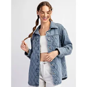 Quilted Denim Jacket