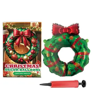 Christmas Balloon Set Standing Santa Reindeer  Decor Holiday Party Supplies Indoor Outdoor Festive Decoration Christmas Atmosphere Ornament Celebration Accessories   balloon garland gender reveal crazy mom balloon vintage Gift tree tabletop great beige