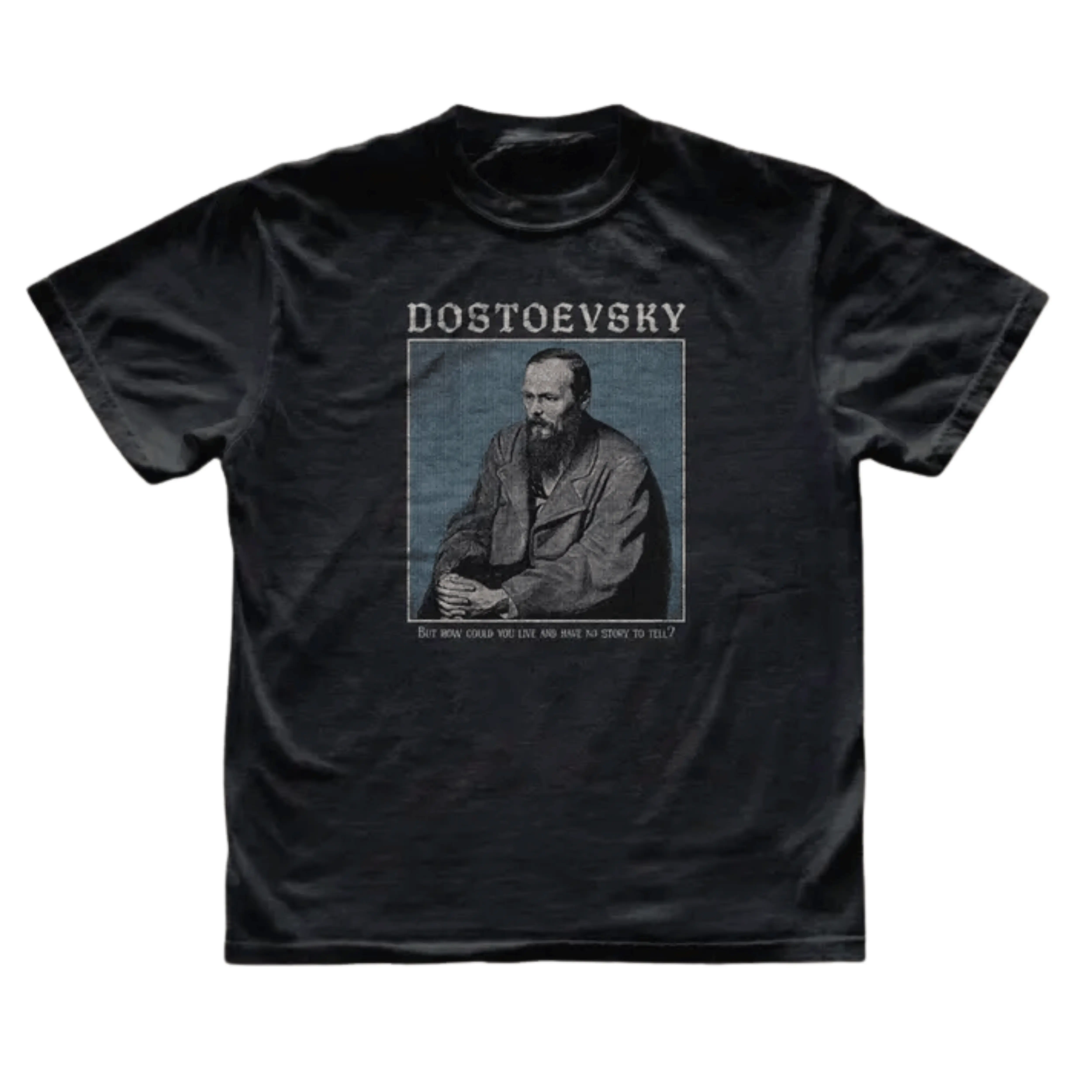 Gildan Men's and Women's T-shirt, Vintage Dostoevsky Portrait Graphic Tee, Fyodor Russian Writer Shirt, White Nights Quote Top, But How Could You Live Apparel, Dark Academia Merch, Gift for Book Lovers, Classic Literature Tee, Bookish Streetwear