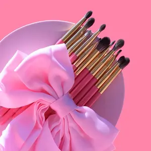 11 Eyebrush set. Luna coquette brush collection .